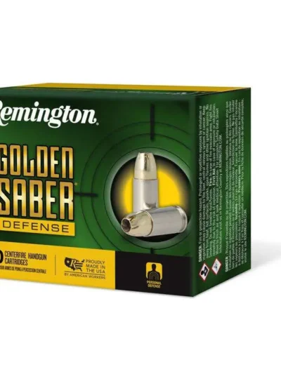 REMINGTON 10MM 180GR BJHP GOLDEN SABER DEFENSE 20 RD/BX 25 BX/CS
