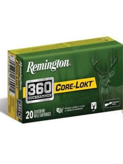 REMINGTON R360BH4 360 BUCKHAMMER 180GR CORE-LOKT SP 20 RD/BX 10 BX/CS