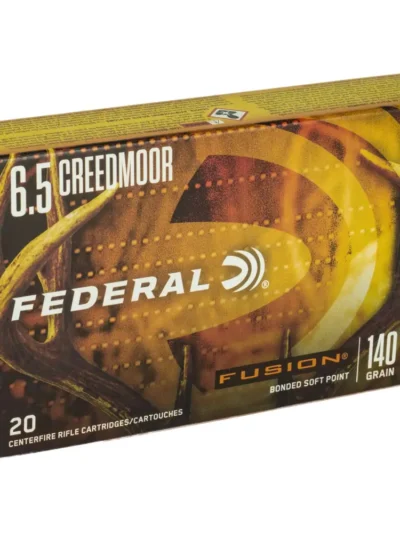 FEDERAL 6.5 CREEDMOOR 140GR FUSION 20 RD/BX 10 BX/CS