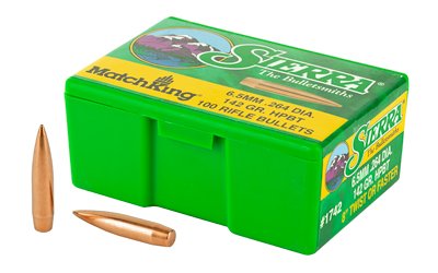 SIERRA MATCHKING .264 142GR 100CT