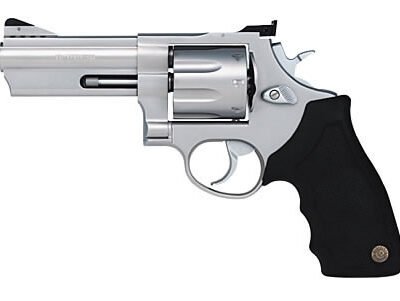 TAURUS 608 357MAG 4" SS 8SH AS PTD