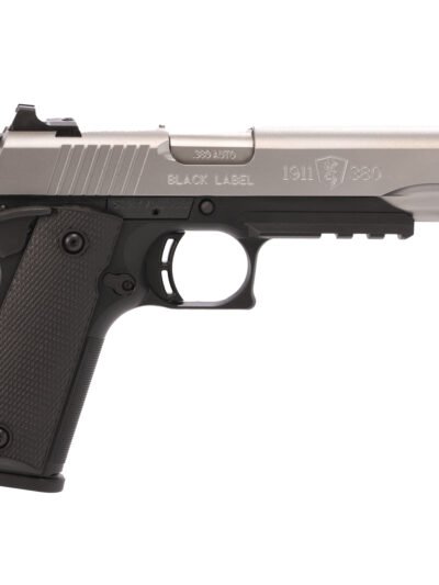 BROWNING 1911-380 380ACP SS 4.25" RAIL#