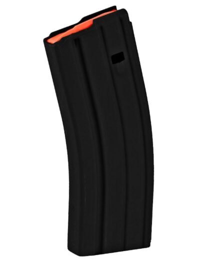 ASC AR Family Rifle Magazine Orange Follower .223 Remington Black Aluminum 30/rd