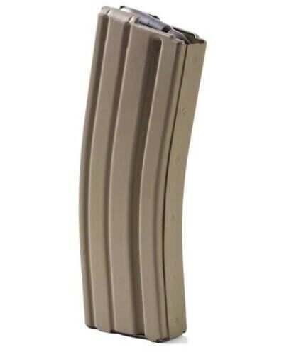 ASC AR Family Rifle Magazine Black Follower Dark Earth Stainless Steel .223 Remington 30/rd