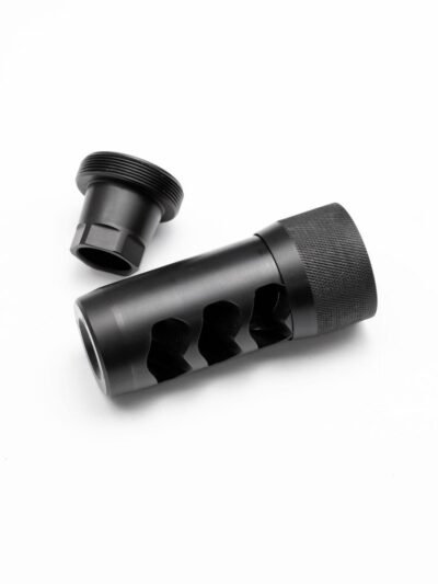 Area 419 Hellfire Self Timing Muzzle Brake 223/6mm Black Nitride 1/2-28