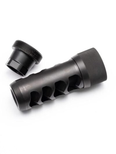 Area 419 Sidewinder Magnum Self Timing Muzzle Brake 338 cal Black Nitride 5/8-24