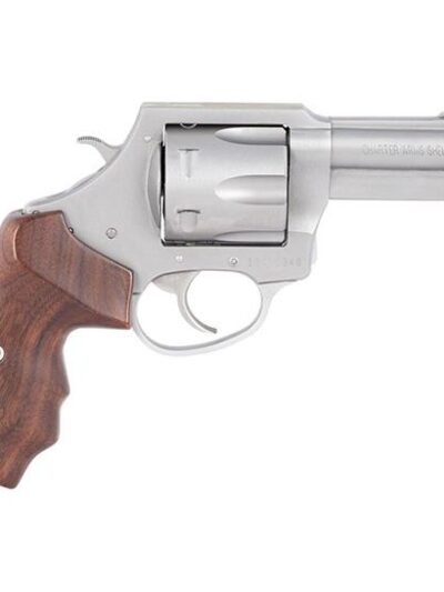 Charter Arms The Professional V Handgun .357 Mag 6rd Capacity 3" Barrel Stainless Steel Frame Wood Grip