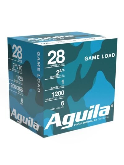 Aguila High Velocity Shotshells 28 ga 2-3/4" 1oz 1200 fps #6 25/ct