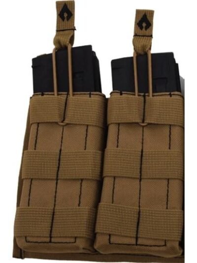 Advance Warrior Solutions Open Top Double Mag Pouch Tan