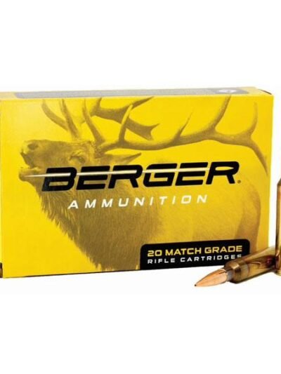 Berger Elite Hunter Rifle Ammunition 6mm Creedmoor 108gr HPBT 2931 fps 20/ct