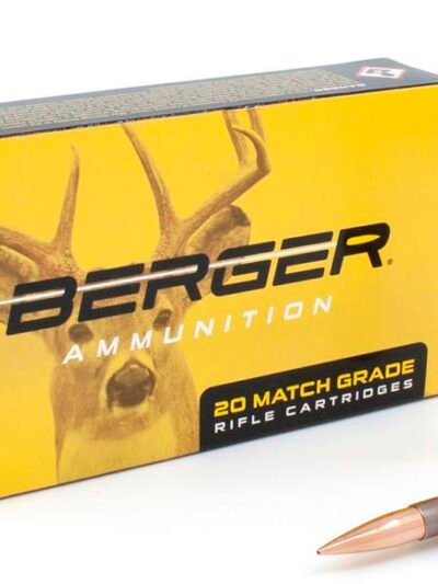 Berger Classic Hunter Rifle Ammunition 6.5mm Creedmoor 135 gr Hybrid Hunter 2851 fps 20/ct