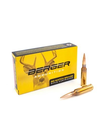 Berger Bullets Elite Hunter Rifle Ammunition 6.5mm Creedmoor 156gr EOL 2680 fps 20/ct