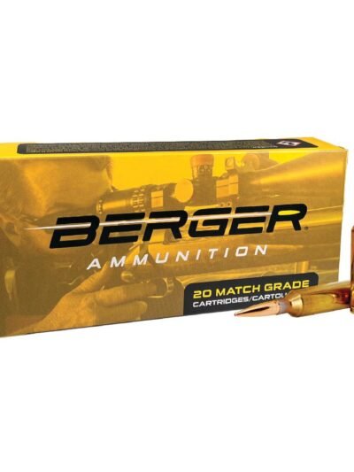 Berger Hybrid Target Rifle Ammunition 6.5 PRC 153.5gr OTM 2930 fps 20/ct