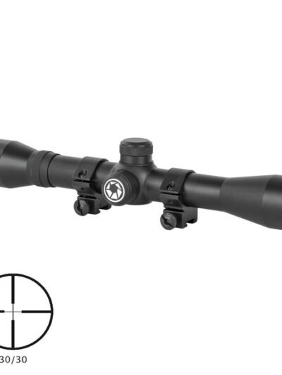 Barska Riflescope 4x32 Plinker-22 Black Matte 30/30 3/8in Dovetail Rings