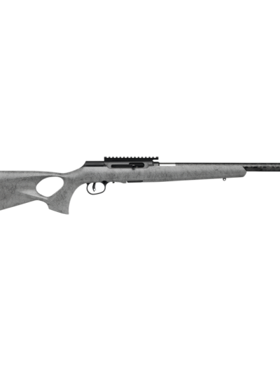 Savage Arms A22 Timberlite Thumbhole Rifle .22 LR 10rd Magazine 18" 1/2x28 Threaded Barrel Grey with Black Spiderweb