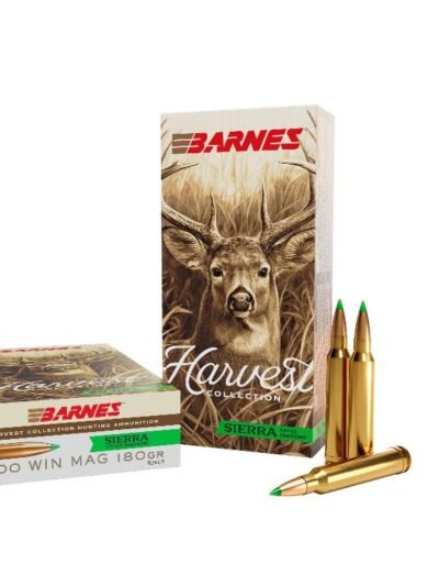 Barnes Harvest Sierra Tipped GameKing Ammunition .300 Win Mag 180gr PT 2960 fps 20/ct