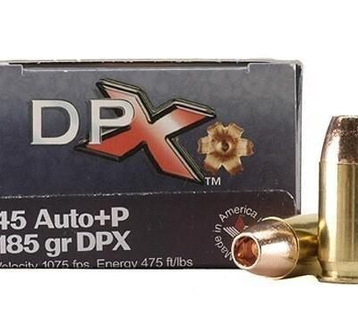 COR-BON Handgun Ammunition .45 ACP 185 gr DPX 1075 fps 20/box