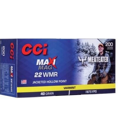 CCI Maxi Mag .22 WMR 40 gr JHP 200/Box