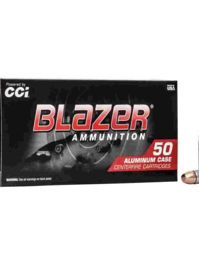 CCI Blazer Aluminum Handgun Ammunition .38 Spl +p 158 gr. FMJ 850 fps 50/ct