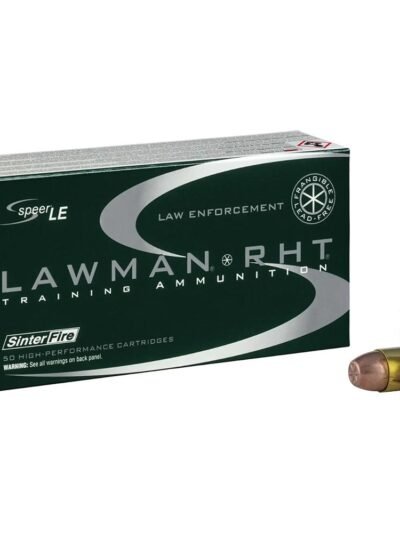 CCI Speer Lawman Handgun Ammunition .40 S&W 125 gr RHT Frangible 900 fps 50/ct