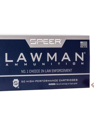 Speer Lawman Cleanfire Handgun Ammunition 9mm Luger 124gr TMJ 1090 fps 50/ct