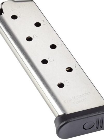 Chip McCormick Railed Power Handgun Magazine (RPM) Stainless .45 ACP 8/rd
