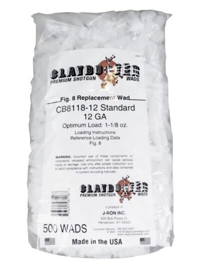 Claybuster Shotshell Wads - 12 ga 1-1/8 oz Replaces WAA12 500/pk
