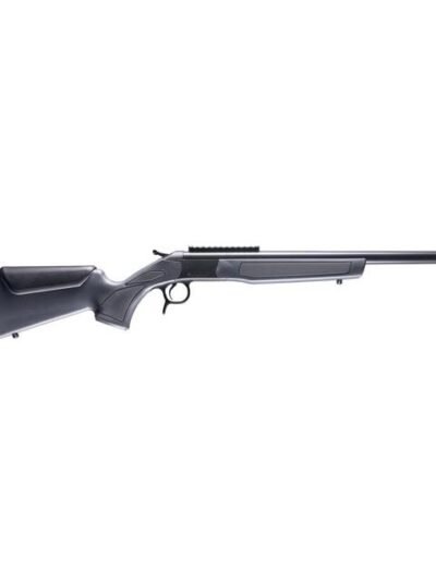 CVA Scout Single Shot Rifle .223 Rem 20" Threaded Blued Barrel Grey Stock 0 MOA Pic Rail