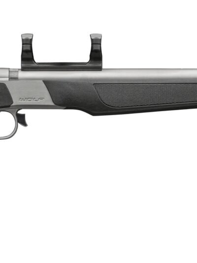 CVA Wolf V2 Muzzleloader - SS/Black 50 cal (ISM) Ambi adj stock QRBPQR Breach Plug