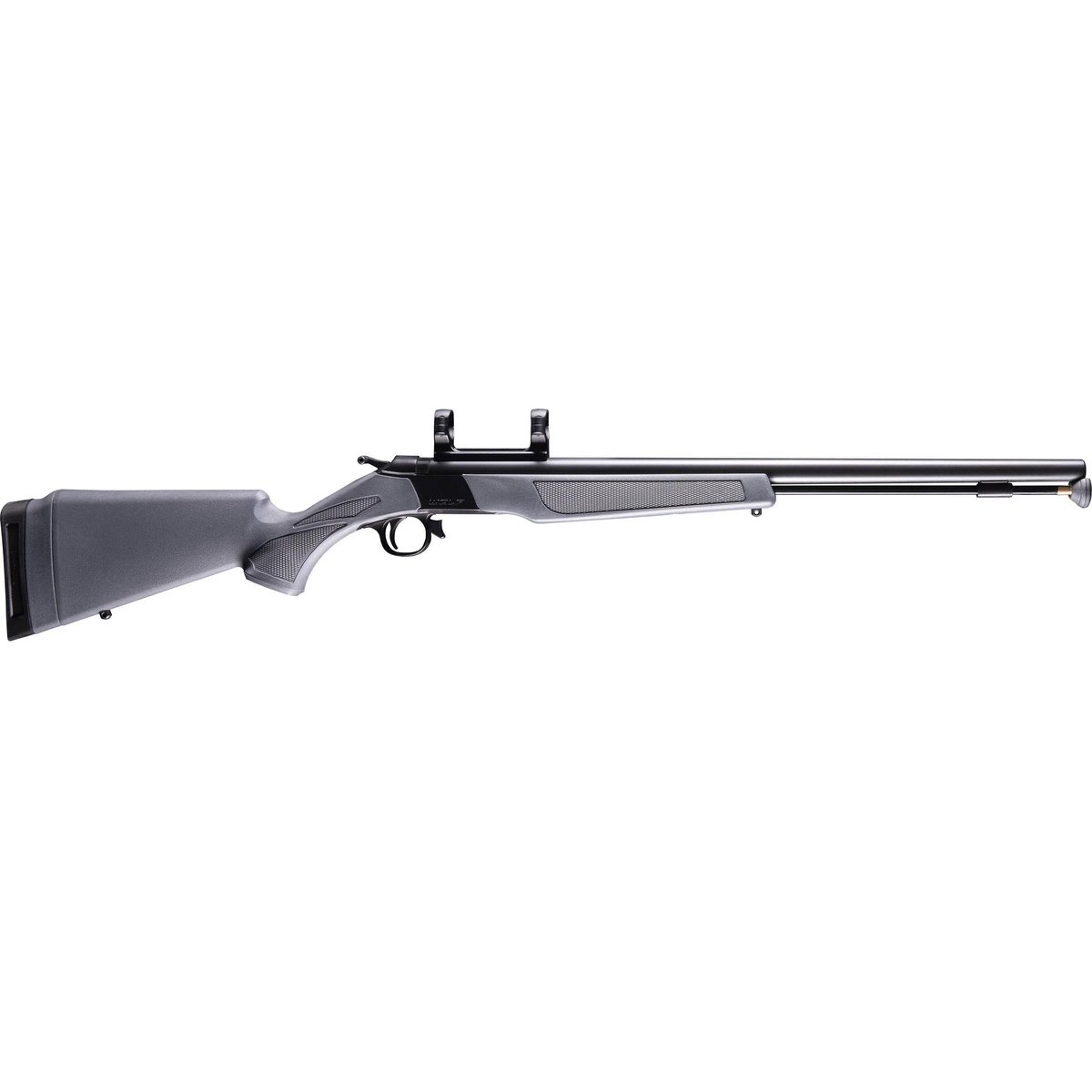 CVA WOLF V2 50 cal Blued Steel Muzzleloader Stealth Grey 0 MOA Pic Rail
