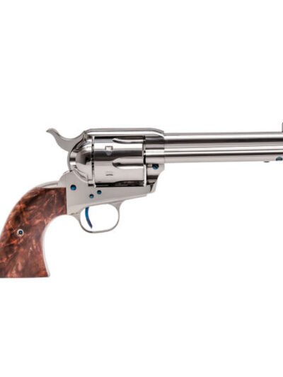 Standard Manufacturing SAA Nickel Revolver .45 Colt 6rd Capacity 5.5" Barrel 2 Piece Grip