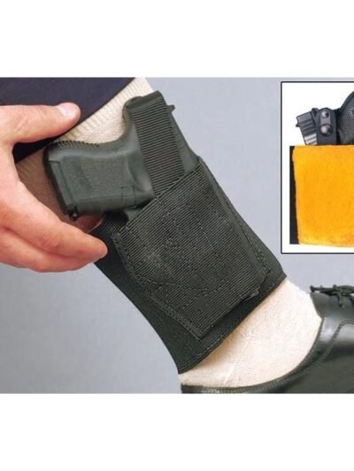 DeSantis Apache Ankle Rig Holster for Most Medium Autos Black RH