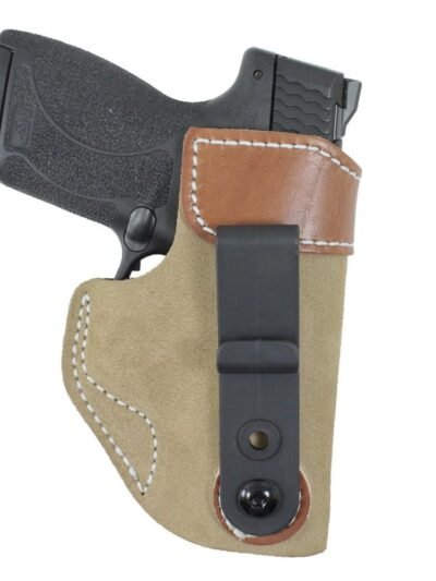 DeSantis Sof-Tuck Holster for Glock 26/27/33 Natural Suede RH