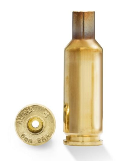 Alpha Munitions Ultra Premium Unprimed Brass Cartridge Cases 6 BRA (Ackley Imp)- Small Rifle Primer Pocket 100/Box