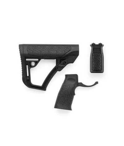 Daniel Defense Buttstock Pistol Grip & M-LOK Vertical Foregrip Combo - Black