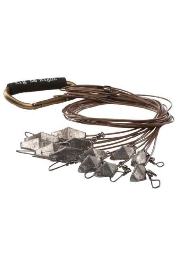 Rig'Em Right Xtreme Coated Cable Decoy Anchors 48" 4oz 12/ct