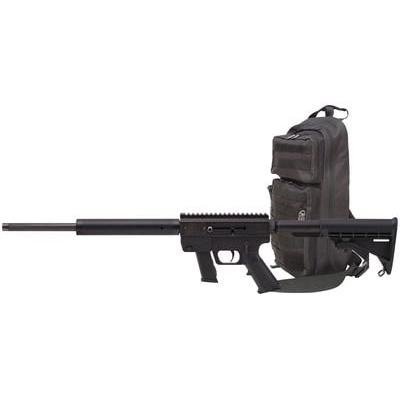Just Right Carbine Gen3 Safe Takedown Rifle 9mm Luger 10rd Glock Style Magazine 17" Barrel Black 17in Thordsen Stock w/Slingpack