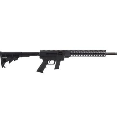 Just Right Carbine Takedown Gen3 Rifle 9mm Luger 17rd Glock Magazine 17" Threaded Barrel Adjustable Stock