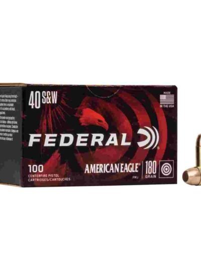 American Eagle Handgun Ammunition .40 S&W 180 gr. FMJ 1000 fps 100/ct
