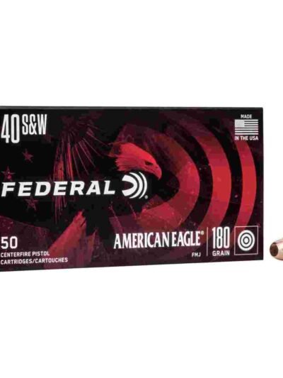 American Eagle Handgun Ammunition .40 S&W 180 gr FMJ 1000 fps 50/ct