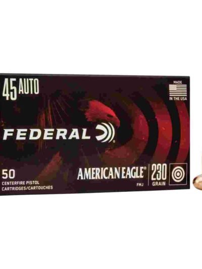 American Eagle Handgun Ammunition .45 ACP 230 gr FMJ 890 fps 50/ct