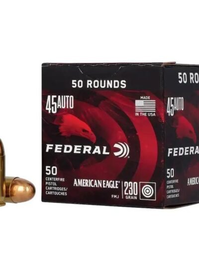 American Eagle Handgun Ammunition .45 ACP 230 gr FMJ 890 fps 1000/ct