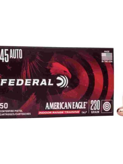 American Eagle IRT Handgun Ammunition .45 ACP 230 gr TMJ 850 fps 50/ct