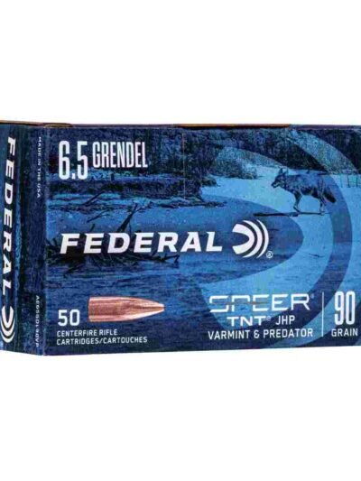 Federal American Eagle Varmint & Predator Rifle Ammunition 6.5 Grendel 90 gr JHP 50/ct