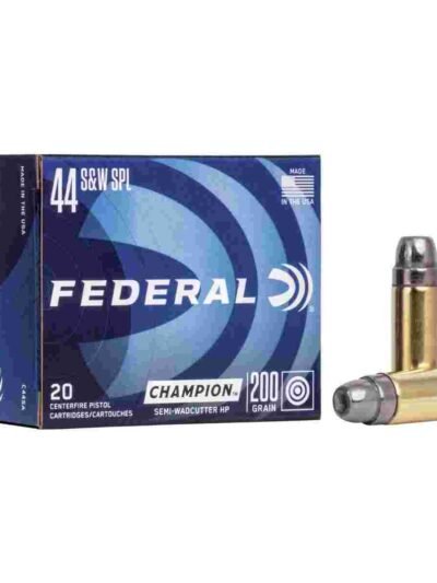 Federal Champion Handgun Ammunition .44 Spl 200 gr HP 870 fps 20/box