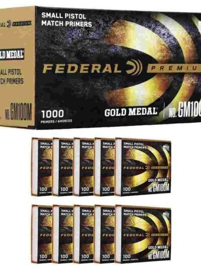 Federal Gold Medal Small Pistol Primer 1000/ct