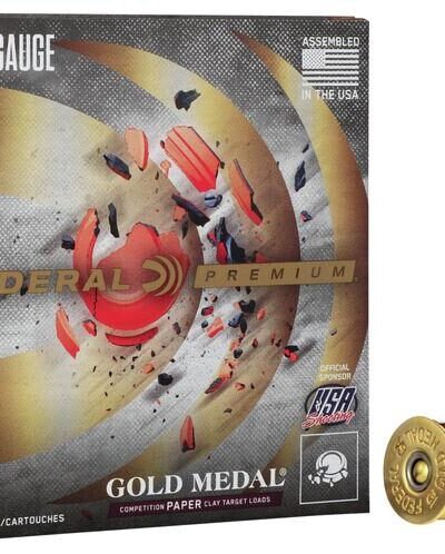 Federal Gold Medal Grand Paper Shotshells 12 ga 2-3/4" 1oz 1290 fps #8 25/ct