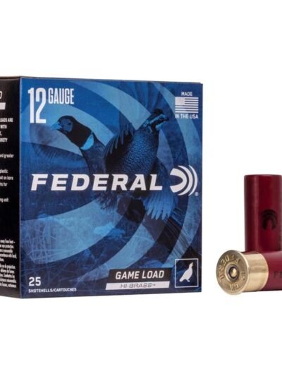 Federal Game-Shok Upland Game - Hi Brass Load - 12ga 2-3/4" 1-1/4oz. #4-Shot 25/Box