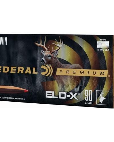 Federal Premium ELD-X Rifle Ammunition .243 Win 90gr HP 3100 fps 20/ct