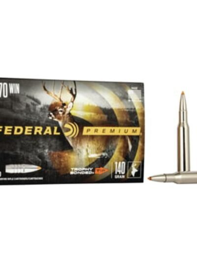 Federal Trophy Bonded Tip Rifle Ammunition .270 Win 140gr PT 2950 fps 20/ct